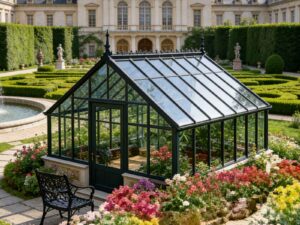 Large Glass Greenhouse For Garden Ysgh 106